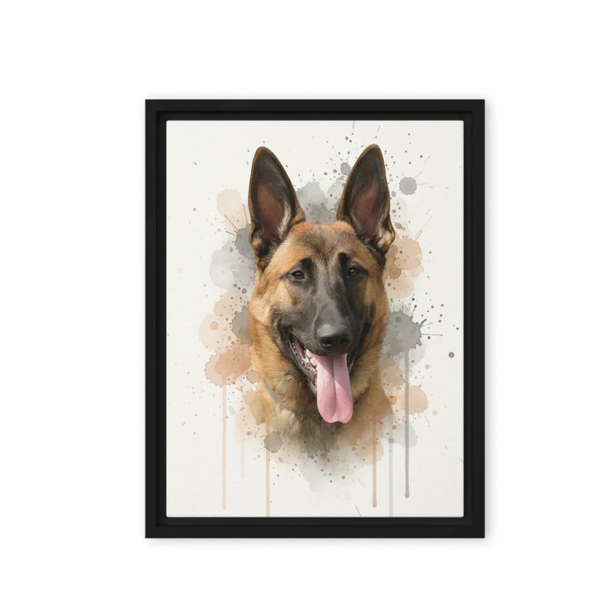 Tierporträt im Aquarell-Stil