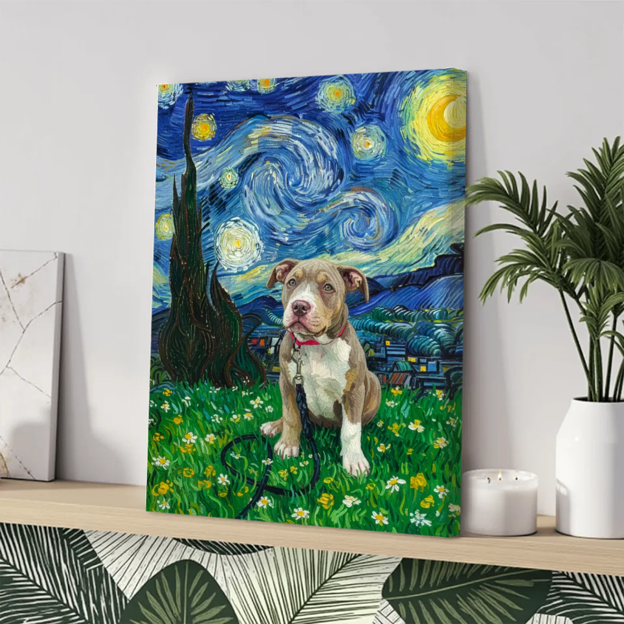 Tierporträt im Van-Gogh-Stil