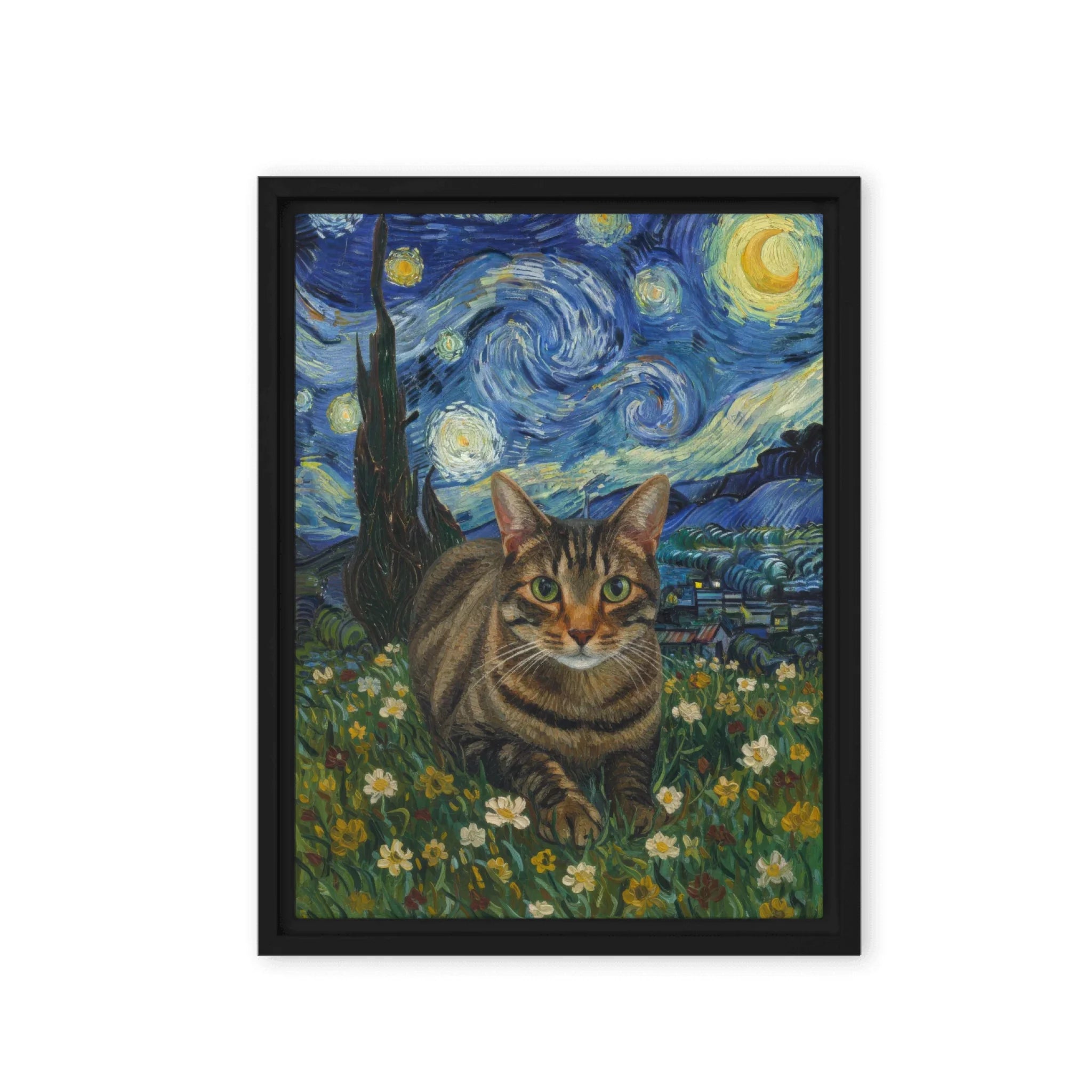 Tierporträt im Van-Gogh-Stil