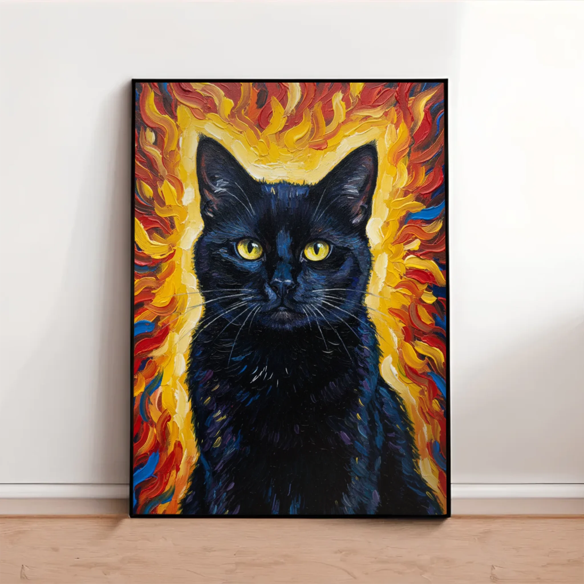 poster mockup for pet portrait