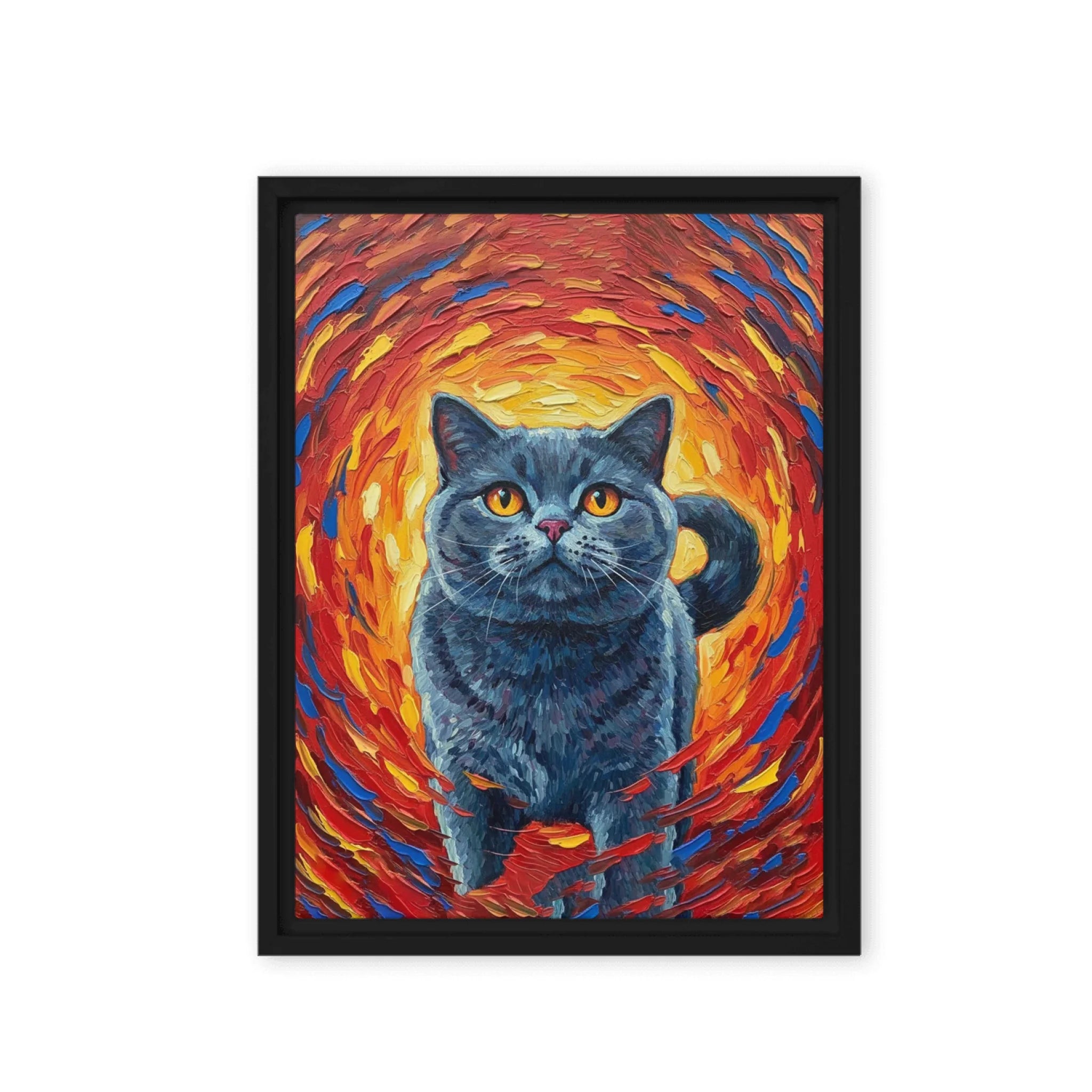 Haustierporträt im expressionistischen Stil