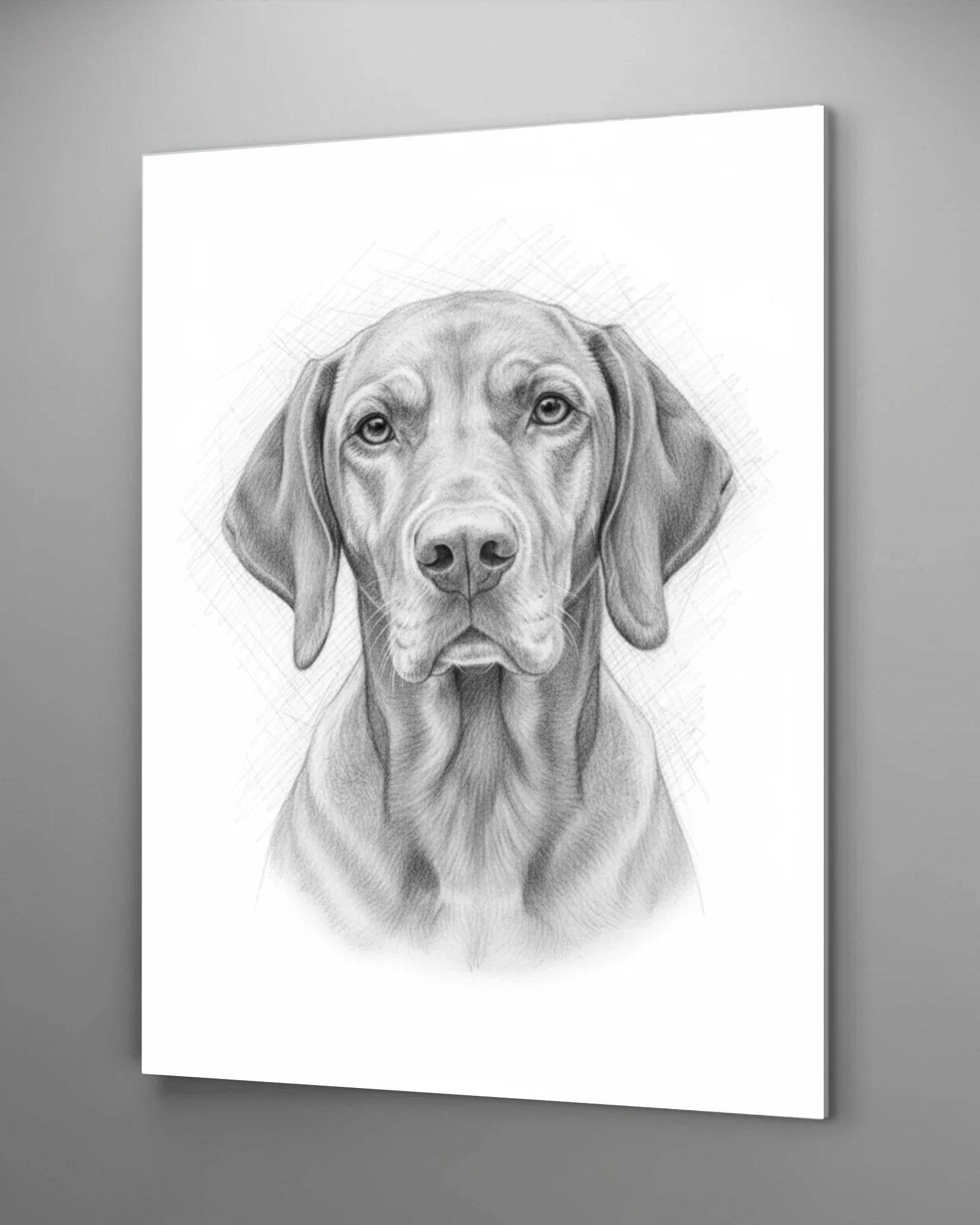 Haustierporträt im Bleistiftstil