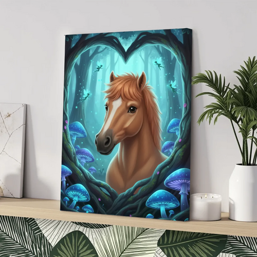 Haustierporträt im Fantasy-Cartoon-Stil