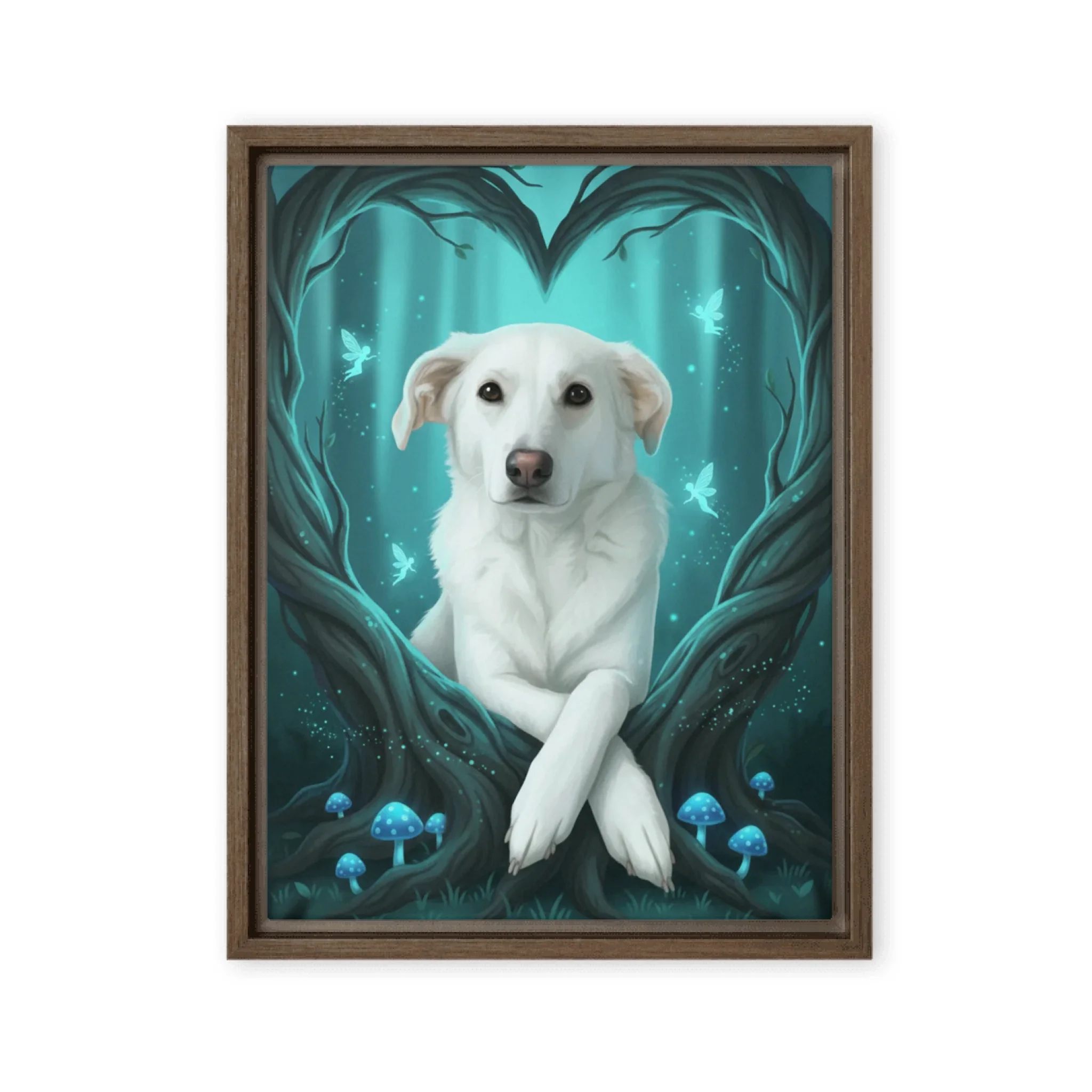 Haustierporträt im Fantasy-Cartoon-Stil