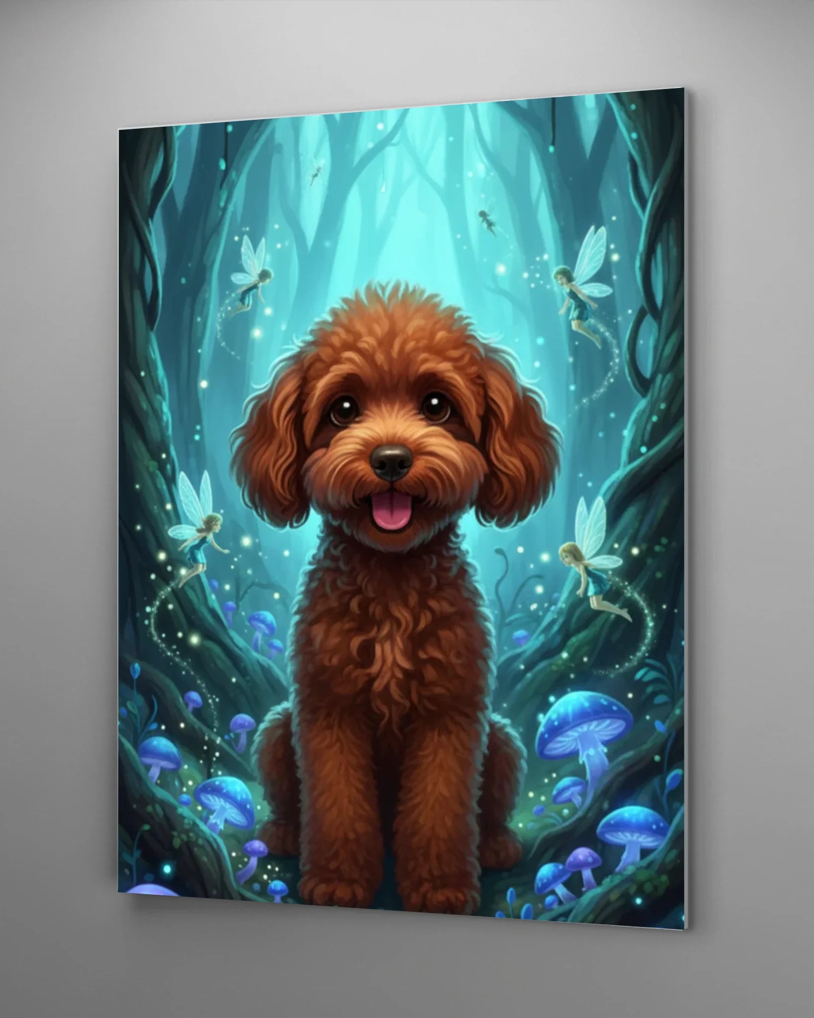 Haustierporträt im Fantasy-Cartoon-Stil