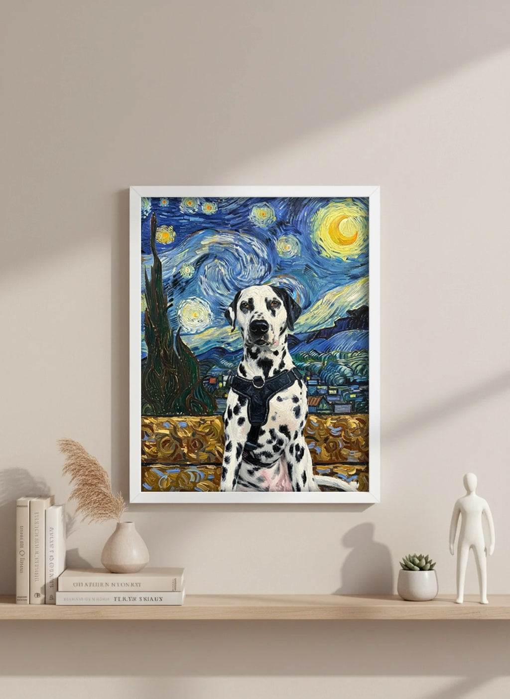 Tierportrait im Van-Gogh-Stil