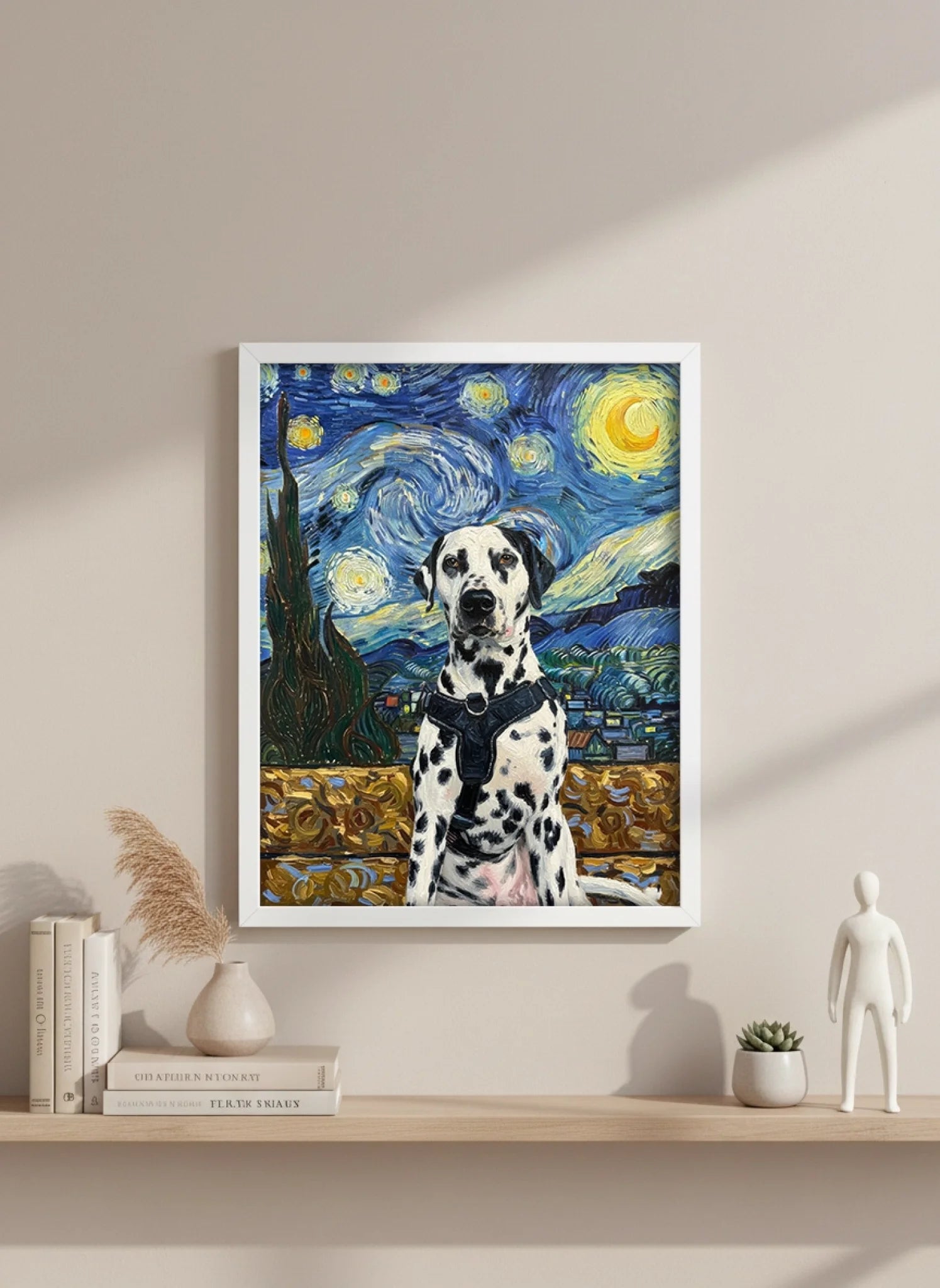 Tierportrait im Van-Gogh-Stil